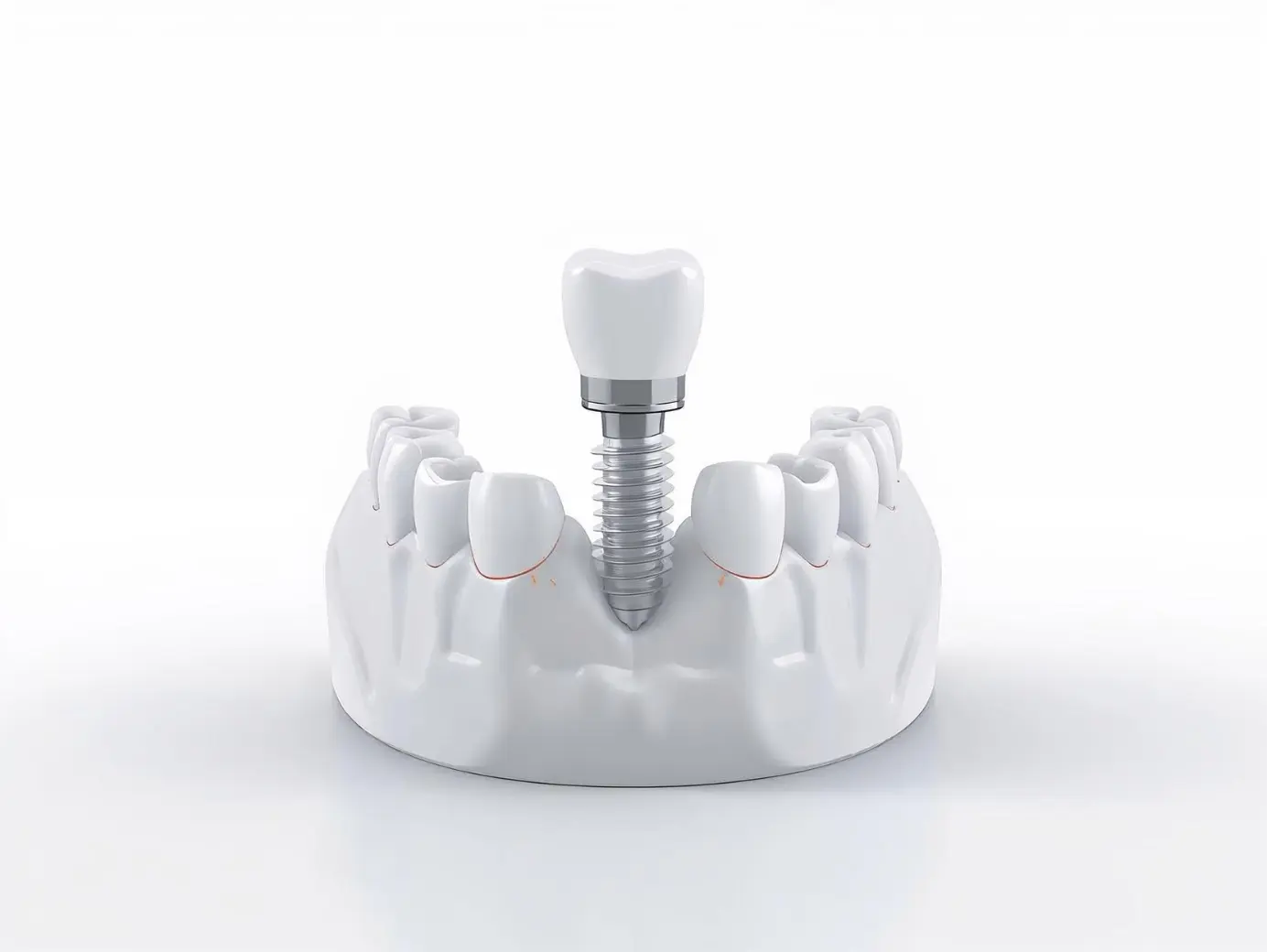 Implant treatment process